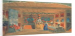 Stage design for Rimsky-Korsakov's opera the 'The Tsar's bride', 1920 by Boris Mikhailovich Kustodiev