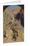 Artillery in the Caucasian mountains, 1883 by Vasilij Dmitrievich Polenov
