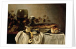 Breakfast, 1646 by Pieter Claesz