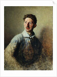Portrait of the poet Sergey Gorodetsky 1909 by Ivan Kirillovich Parkhomenko