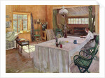 In the House of the Artist Konstantin Korovin 1907 by Sergei Arsenevich Vinogradov