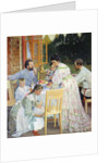 On the Terrace, 1906 by Boris Mikhailovich Kustodiev