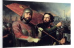 The National Uprising of Kuzma Minin and Count Dmitry Pozharsky 1850 by Michail Ivanovich Skotti