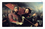 The National Uprising of Kuzma Minin and Count Dmitry Pozharsky 1850 by Michail Ivanovich Skotti