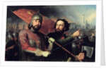 The National Uprising of Kuzma Minin and Count Dmitry Pozharsky 1850 by Michail Ivanovich Skotti