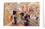 The Crowning of Emperor Nicholas II in the Assumption Cathedral, 1896 by Valentin Aleksandrovich Serov