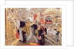 The Crowning of Emperor Nicholas II in the Assumption Cathedral, 1896 by Valentin Aleksandrovich Serov