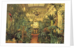 Winter Garden in the Winter Palace, St. Petersburg, 1840 by Michail Ivanovich Antonov