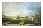 The Consecration of the Alexander Column in St. Petersburg on August 30th 1834 by Adolphe Ladurner