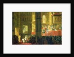 The Coronation of the Empress Maria Fyodorovna 1797 by Emile Jean Horace Vernet