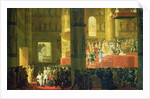 The Coronation of the Empress Maria Fyodorovna 1797 by Emile Jean Horace Vernet