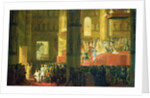 The Coronation of the Empress Maria Fyodorovna 1797 by Emile Jean Horace Vernet