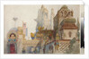 Stage Design for the Opera 'Ruslan and Lyudmila' by Mikhail Glinka by Viktor Aleksandrovich Gartman
