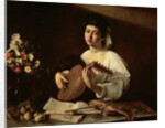 The Lute Player, c.1595 by Michelangelo Merisi da Caravaggio