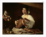 The Lute Player, c.1595 by Michelangelo Merisi da Caravaggio