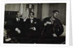 Vladimir Mayakovsky with David Burlyuk and Andrei Shemshurin, 1914, Moscow by Russian Photographer