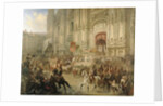 Ceremonial reception of Field-marshal Alexander Suvorov in Milan in April 1799, c.1850 by Adolf Jossifowitsch Charlemagne