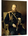 Portrait of Emperor Alexander III 1886 by Ivan Nikolaevich Kramskoy