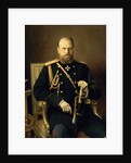 Portrait of Emperor Alexander III 1886 by Ivan Nikolaevich Kramskoy