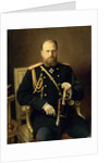 Portrait of Emperor Alexander III 1886 by Ivan Nikolaevich Kramskoy
