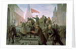The Taking of the Moscow Kremlin in 1917, 1938 by Konstantin Ivanovich Maximov