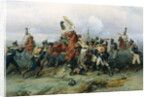 The Exploit of the Mounted Regiment in the Battle of Austerlitz, 1884 by Bogdan Willewalde