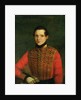 Portrait of the Poet Michail Lermontov, 1830s by A. Chelyshev