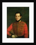 Portrait of the Poet Michail Lermontov, 1830s by A. Chelyshev
