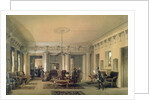 The Waiting Room of the Stagecoach Station in St. Petersburg, 1848 by Luigi (1814-91) Premazzi