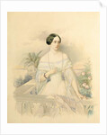 Portrait of Grand Duchess Olga Nikolaevna, 1846 by Vladimir Ivanovich Hau