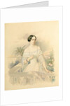 Portrait of Grand Duchess Olga Nikolaevna, 1846 by Vladimir Ivanovich Hau