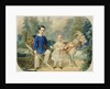 Grand Duke Alexander and Grand Duke Alexey as Children, 1853 by Vladimir Ivanovich Hau