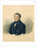 Portrait of Faddey Venediktovich Bulgarin, c.1840 by Ivan Nikolayevich Terebenev