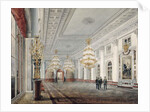 The Great Hall, Winter Palace, St. Petersburg, 1837 by Vasili Semenovich Sadovnikov