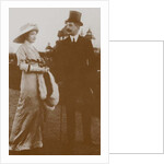 Moura Budberg with her first husband, Djon von Benckendorff, at the Berlin Horse Races, 1913 by Anonymous