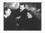Moura Budberg with Herbert George Wells and Maxim Gorky in Petrograd, 1920 by Anonymous