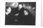 Moura Budberg with Herbert George Wells and Maxim Gorky in Petrograd, 1920 by Anonymous