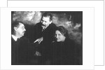 Moura Budberg with Herbert George Wells and Maxim Gorky in Petrograd, 1920 by Anonymous