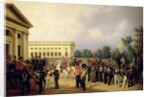 The Russian Guard in Tsarskoye Selo in 1832, 1841 by Franz Kruger