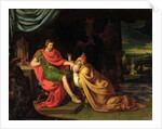 Priam and Achilles by Alessandro Padovanino