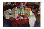 Easter Table, 1915 by Stanislav Julianovic Zukovskij