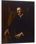 Blue Portrait of Nikola Tesla, 1916 by Vilma Lwoff-Parlaghy