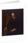 Blue Portrait of Nikola Tesla, 1916 by Vilma Lwoff-Parlaghy