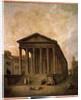 La Maison Carrée, Nimes, c.1780 by Hubert Robert