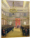 The Oath of the Successor to the Throne Alexander II Nickolaevich in the Winter Palace, 1837 by Grigori Grigor'evich Chernetsov