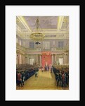 The Oath of the Successor to the Throne Alexander II Nickolaevich in the Winter Palace, 1837 by Grigori Grigor'evich Chernetsov
