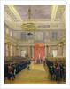 The Oath of the Successor to the Throne Alexander II Nickolaevich in the Winter Palace, 1837 by Grigori Grigor'evich Chernetsov