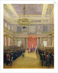 The Oath of the Successor to the Throne Alexander II Nickolaevich in the Winter Palace, 1837 by Grigori Grigor'evich Chernetsov