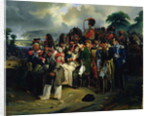 Napoleon bidding farewell to Marshal Jean Lannes, 1858 by Dorian