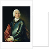 Portrait of Count Ernst Christoph von Manteuffel by Lucas Conrad Pfanzelt